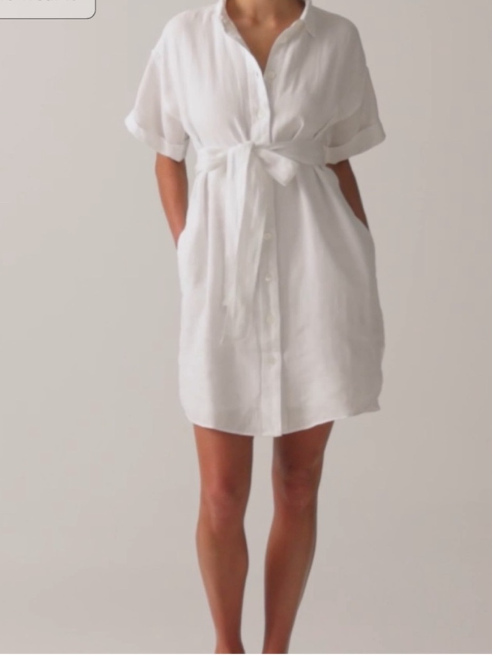 Jcrew Linen Capitaine Shirt Dress XXS